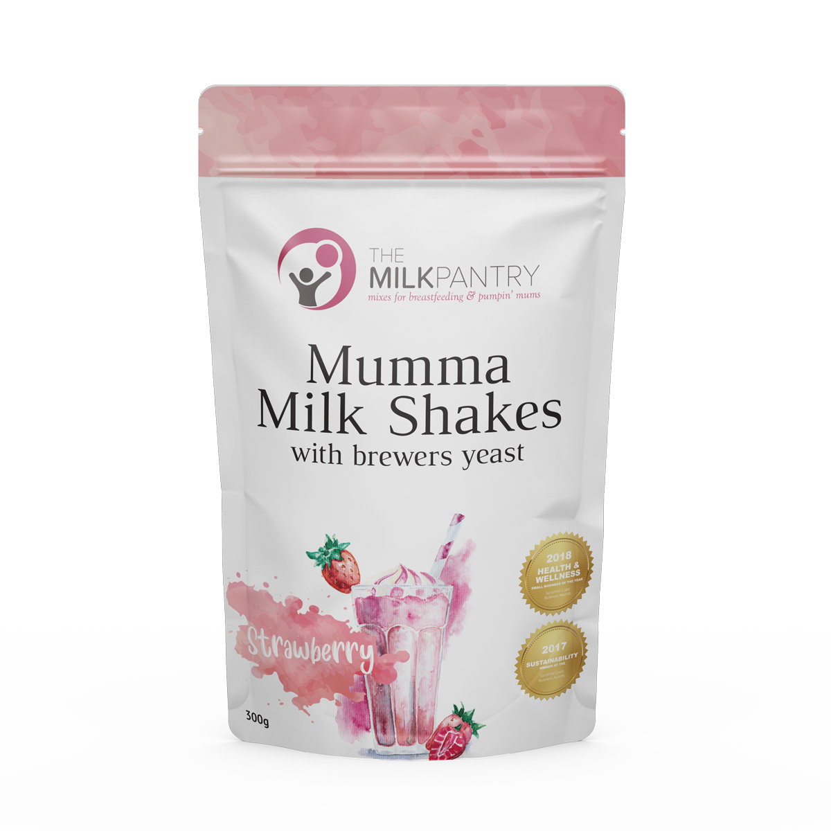 Mumma Shakes Strawberry 300g