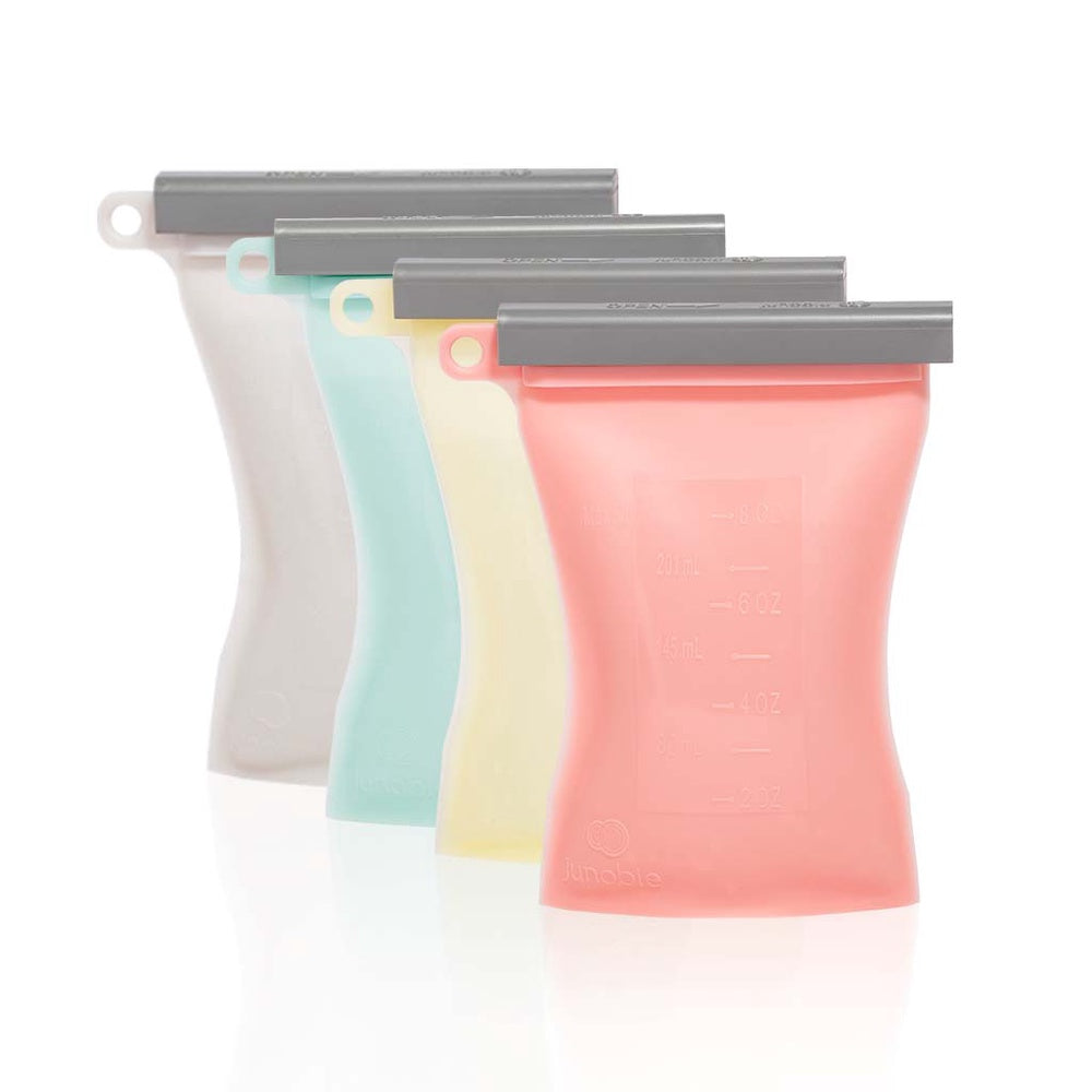 Reusable Silicone Breastmilk Storage Bags- 4pk